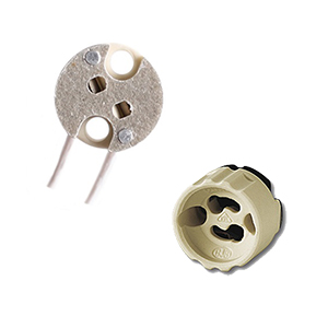 Douilles pour lampes halogène